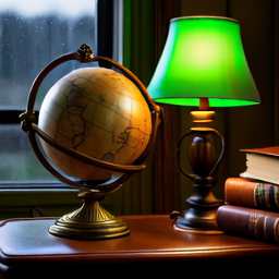 Linum v2 sample: antique globe study